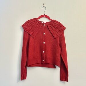 A Loves A Capelet Collar Sweater